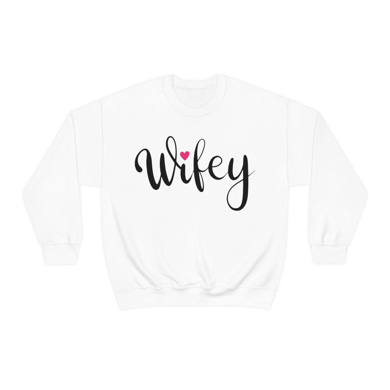 Unisex Heavy Blend Crewneck wifey Sweatshirt wife Sweatshirt