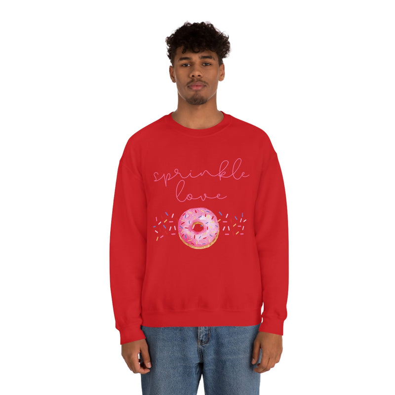 Unisex Heavy Blend Crewneck donut shirt Sweatshirt