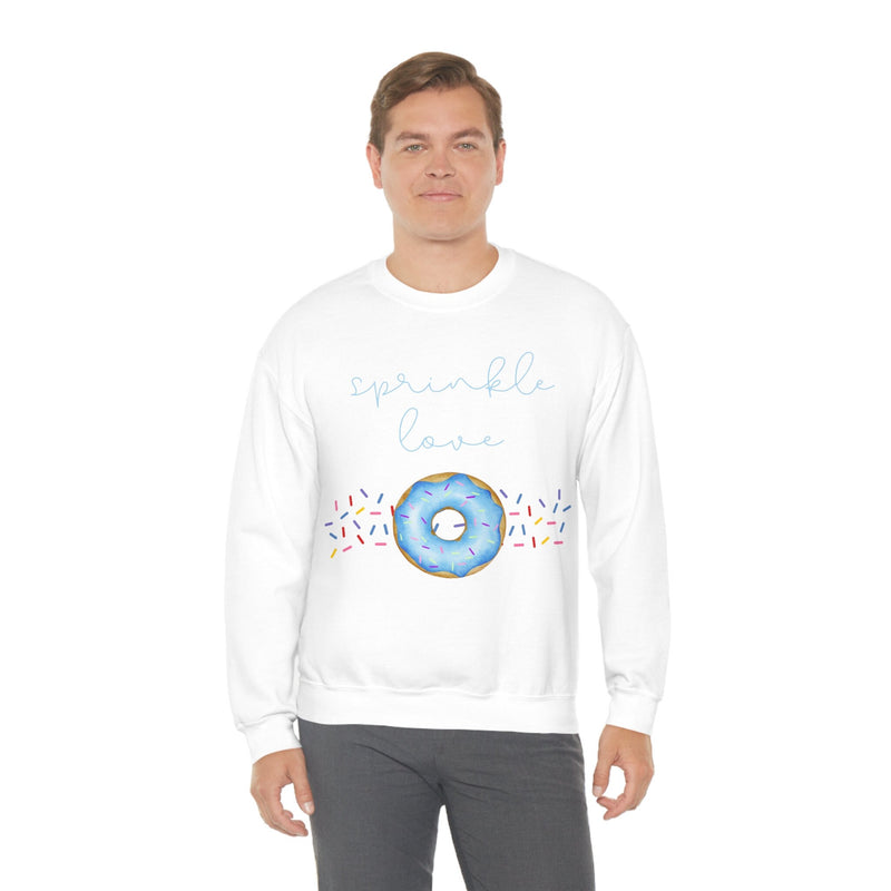 Unisex Heavy Blend Crewneck donut shirt Sweatshirt