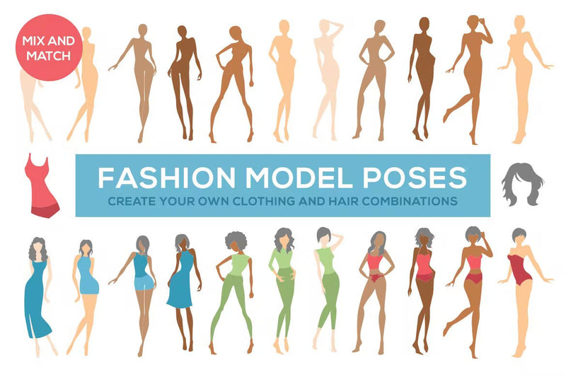 fashion illustration model poses