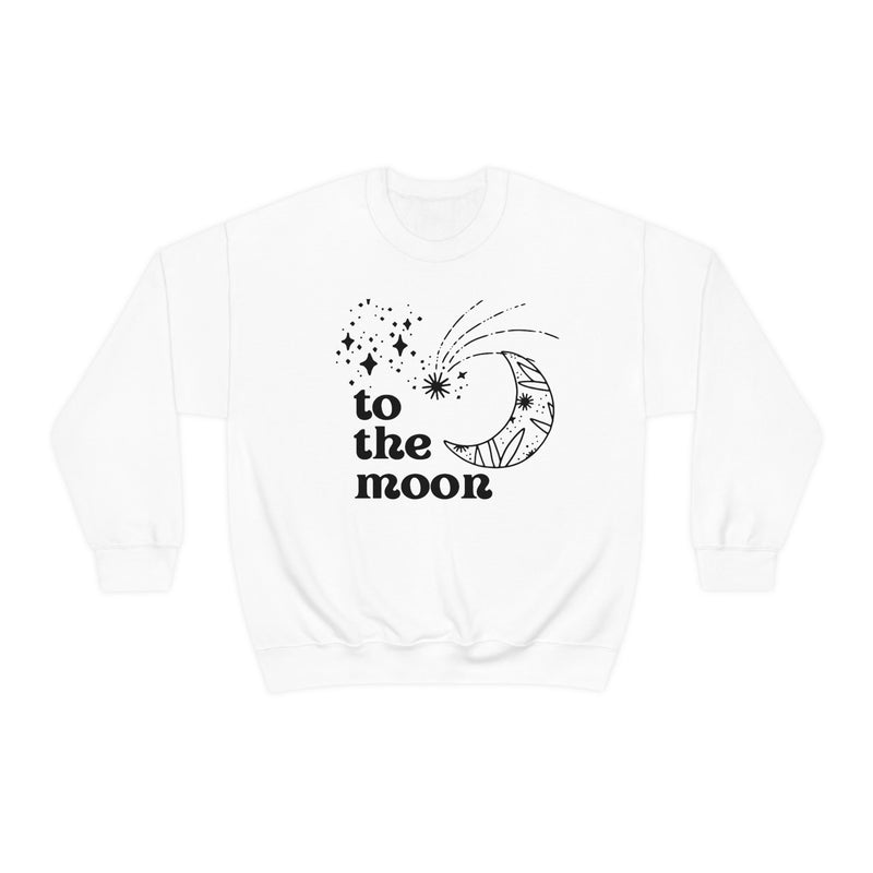 Unisex Heavy Blend Crewneck two the moon Sweatshirt