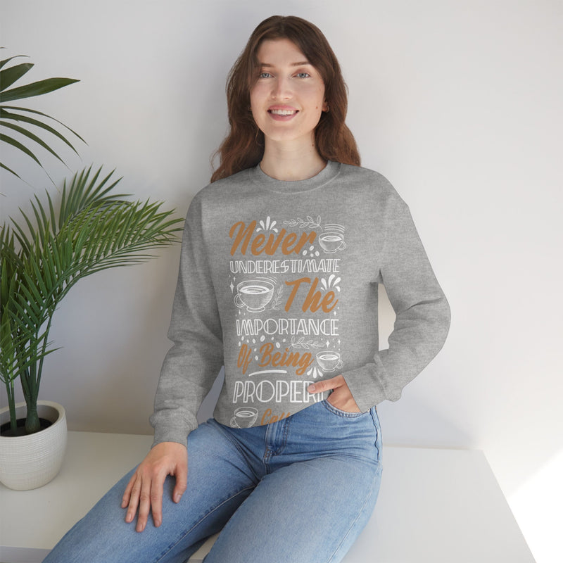 Unisex Heavy Blend Crewneck coffee shirt Sweatshirt