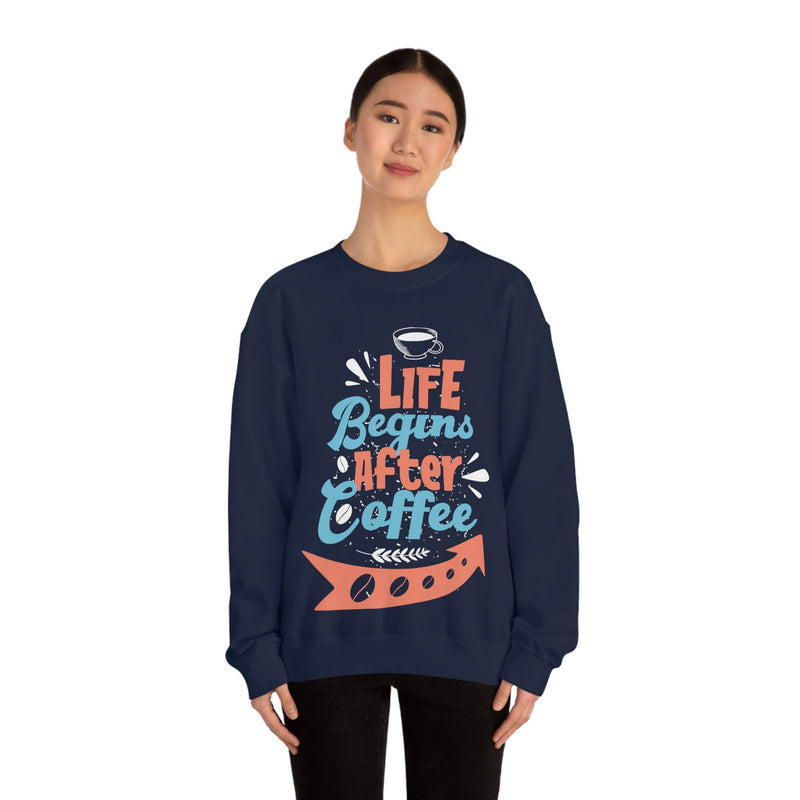 Unisex Heavy Blend Crewneck coffee shirt Sweatshirt