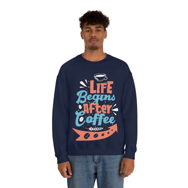 Unisex Heavy Blend Crewneck coffee shirt Sweatshirt