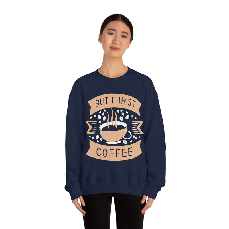 Unisex Heavy Blend Crewneck coffee shirt Sweatshirt