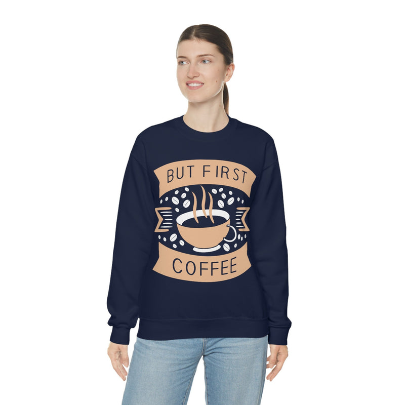 Unisex Heavy Blend Crewneck coffee shirt Sweatshirt