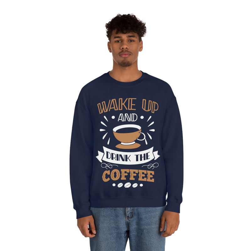 Unisex Heavy Blend Crewneck coffee shirt Sweatshirt