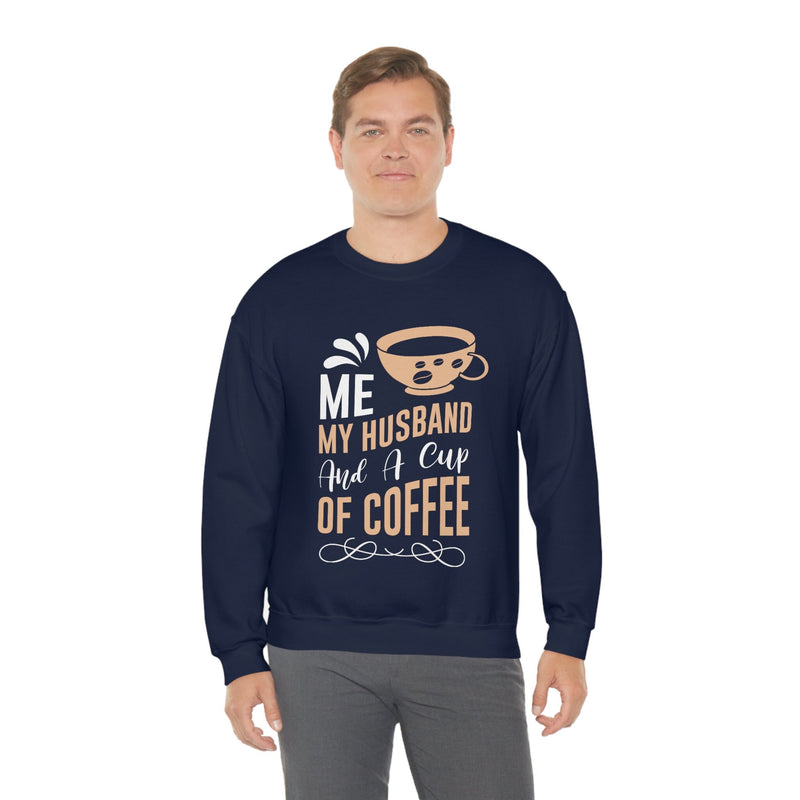 Unisex Heavy Blend Crewneck coffee shirt Sweatshirt