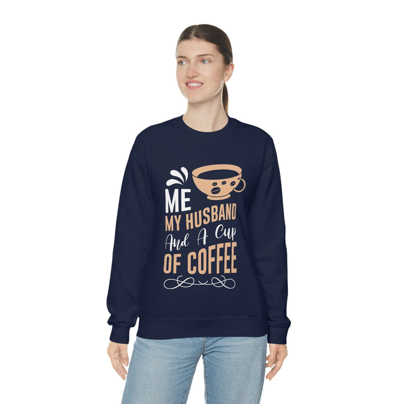 Unisex Heavy Blend Crewneck coffee shirt Sweatshirt