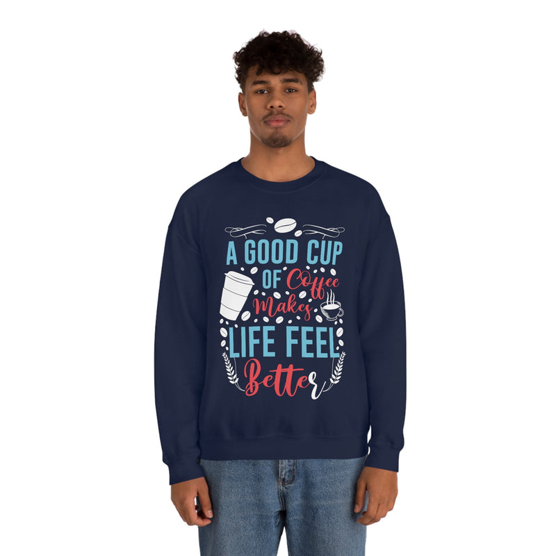 Unisex Heavy Blend Crewneck coffee shirt Sweatshirt