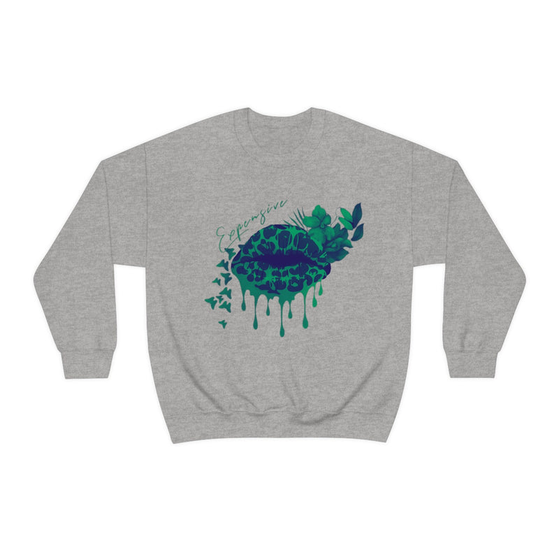 Heavy Blend Crewneck Expensive Lips Sweatshirt