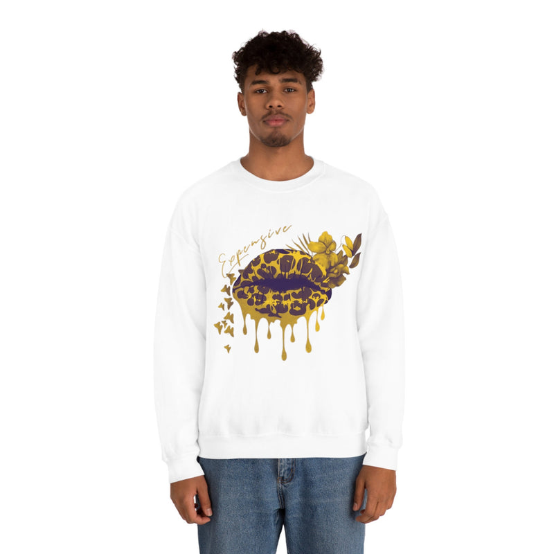 Heavy Blend Crewneck Expensive Lips Sweatshirt