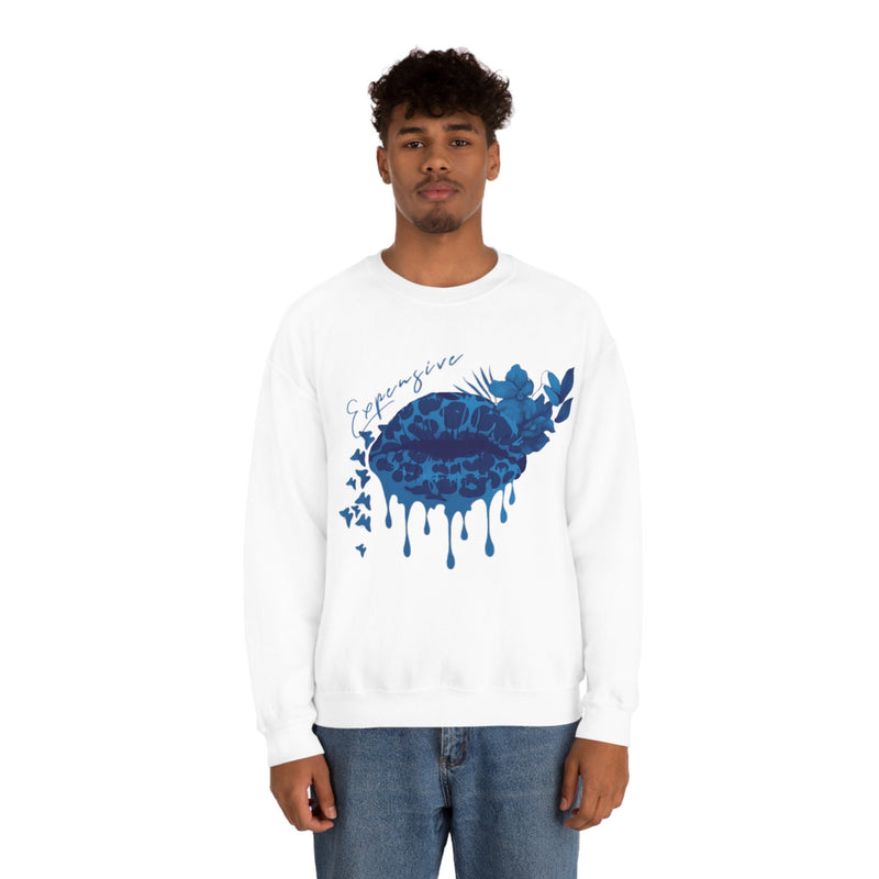 Heavy Blend Crewneck Expensive Lips Sweatshirt