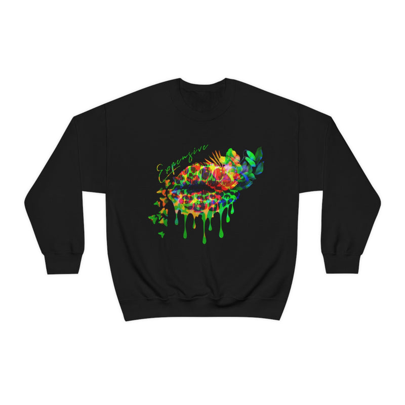 Heavy Blend Crewneck Expensive Lips Sweatshirt