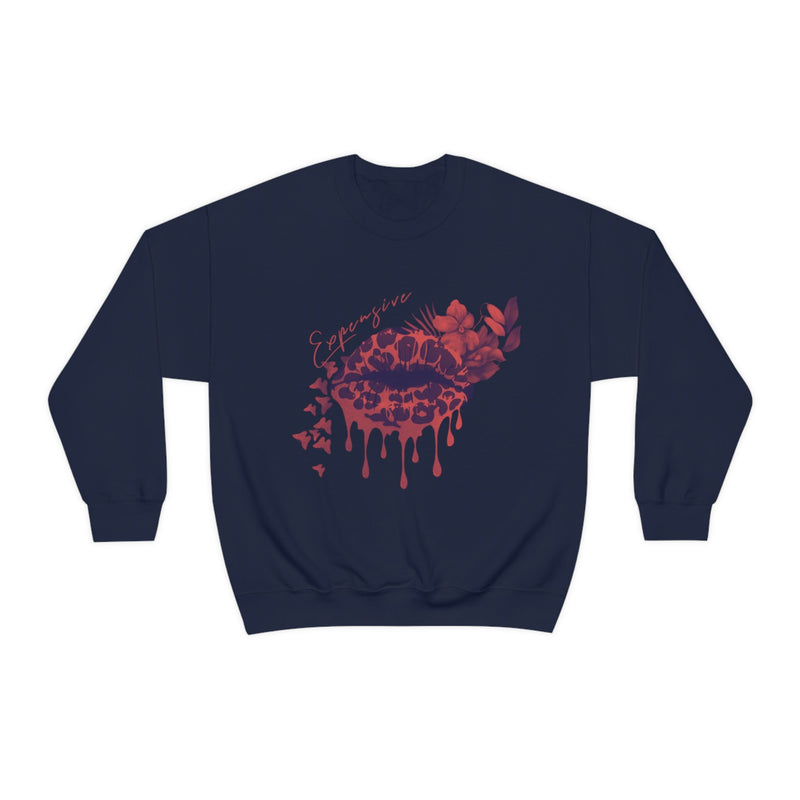 Heavy Blend Crewneck Expensive Lips Sweatshirt