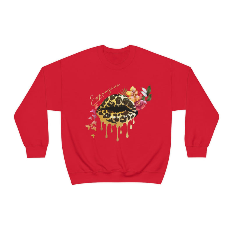 Heavy Blend Crewneck Expensive Lips Sweatshirt