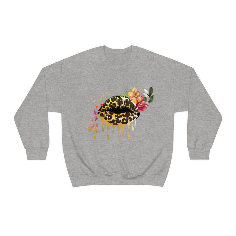 Heavy Blend Crewneck Expensive Lips Sweatshirt