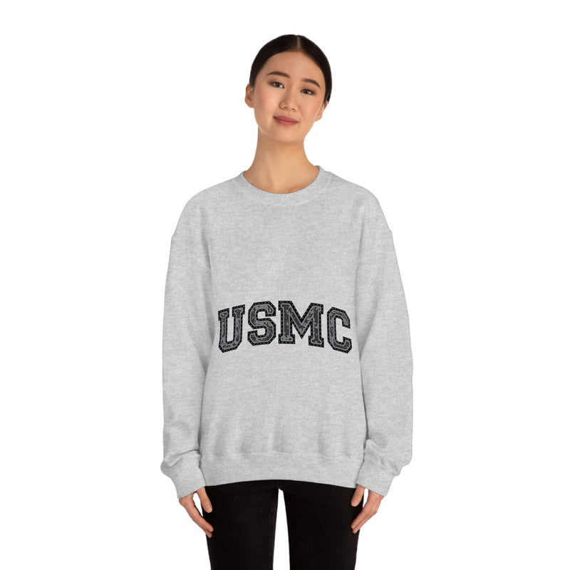 Unisex Military USMC Heavy Blend Crewneck Sweatshirt