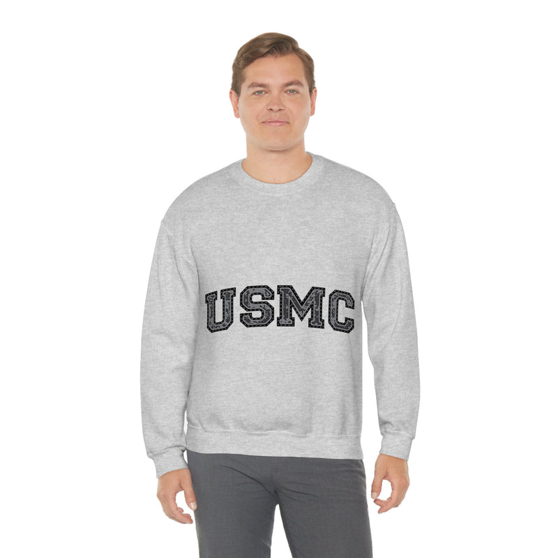 Unisex Military USMC Heavy Blend Crewneck Sweatshirt