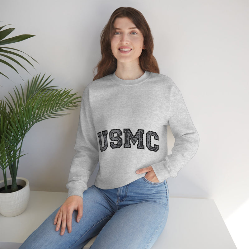 Unisex Military USMC Heavy Blend Crewneck Sweatshirt