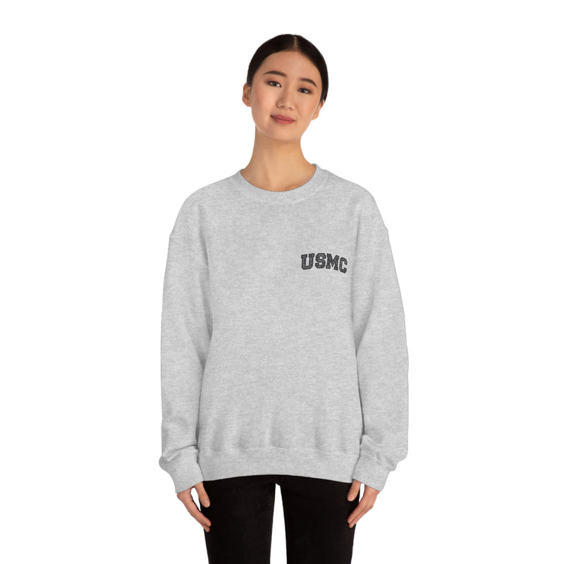 Unisex Military USMC Heavy Blend Crewneck Sweatshirt