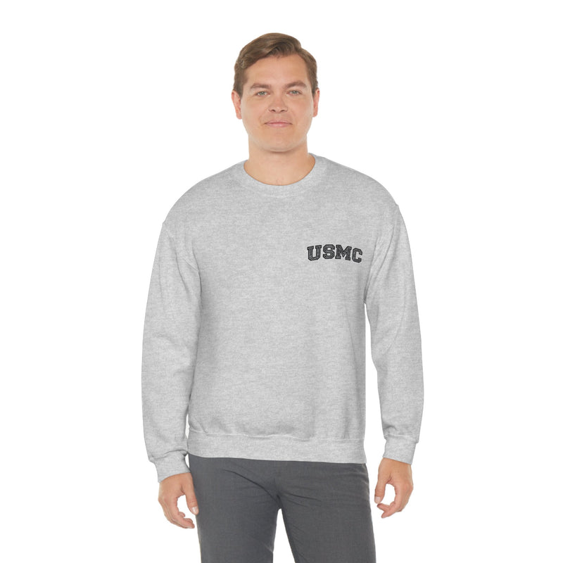 Unisex Military USMC Heavy Blend Crewneck Sweatshirt