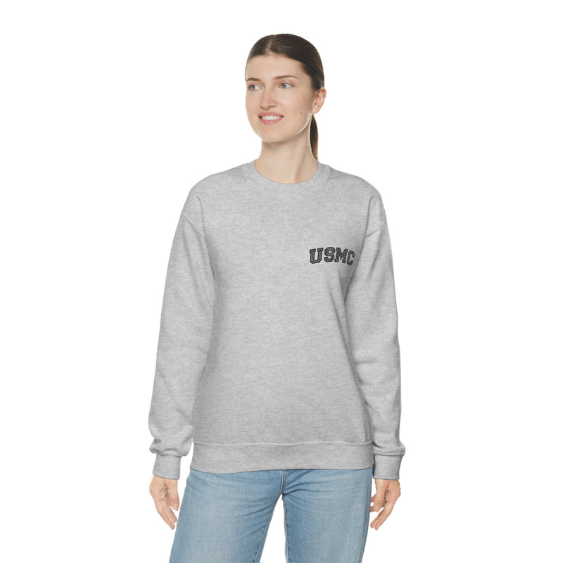 Unisex Military USMC Heavy Blend Crewneck Sweatshirt