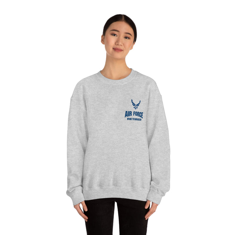 Unisex Military Air Force Heavy Blend Crewneck Sweatshirt