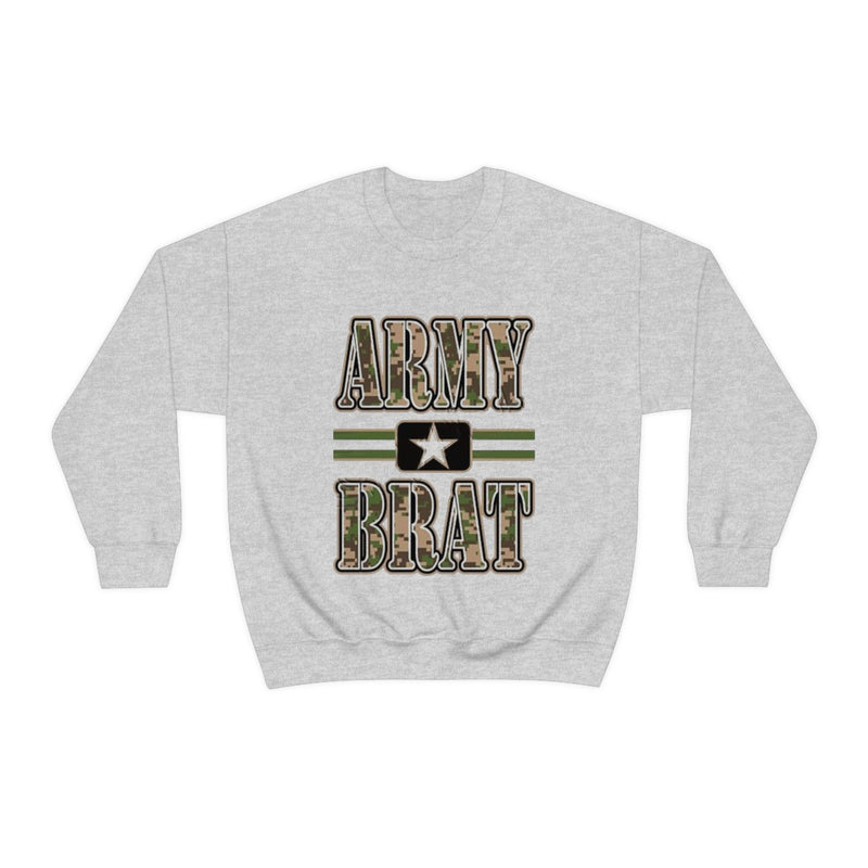 Unisex Military ARMY BRAT Heavy Blend Crewneck Sweatshirt