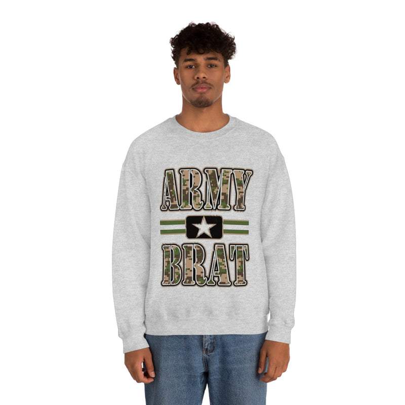 Unisex Military ARMY BRAT Heavy Blend Crewneck Sweatshirt