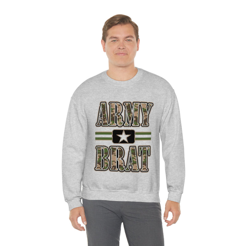 Unisex Military ARMY BRAT Heavy Blend Crewneck Sweatshirt