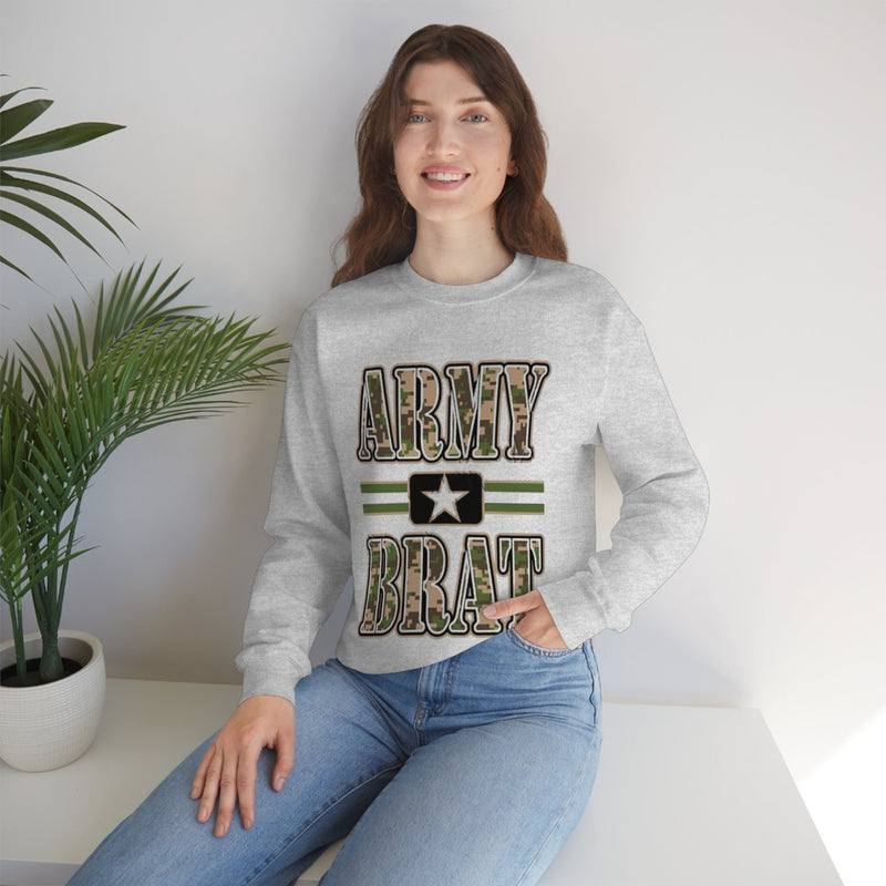 Unisex Military ARMY BRAT Heavy Blend Crewneck Sweatshirt