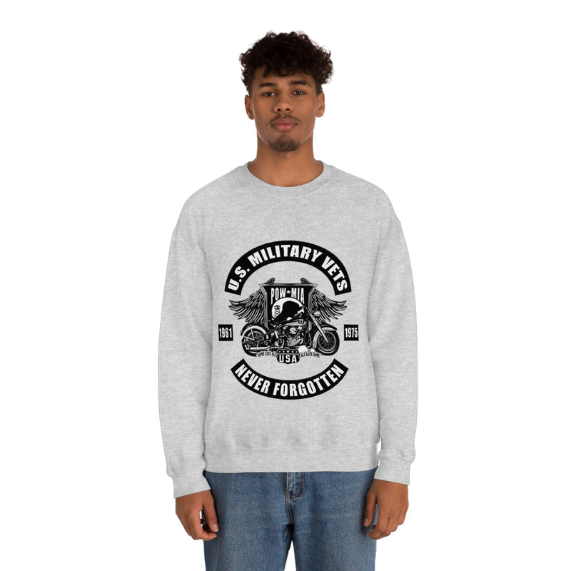 Unisex Military Veteran Heavy Blend Crewneck Sweatshirt