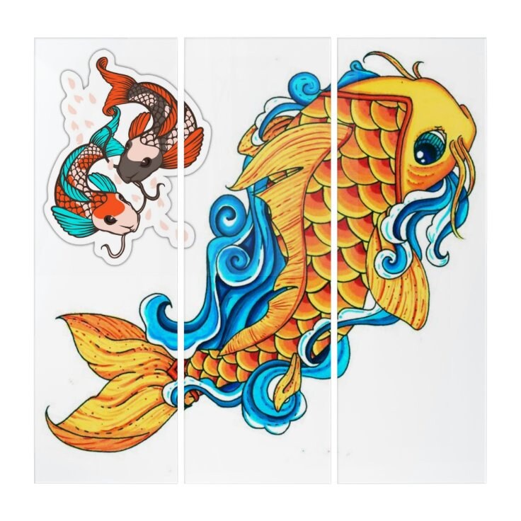 KOI Triptych Wall Art