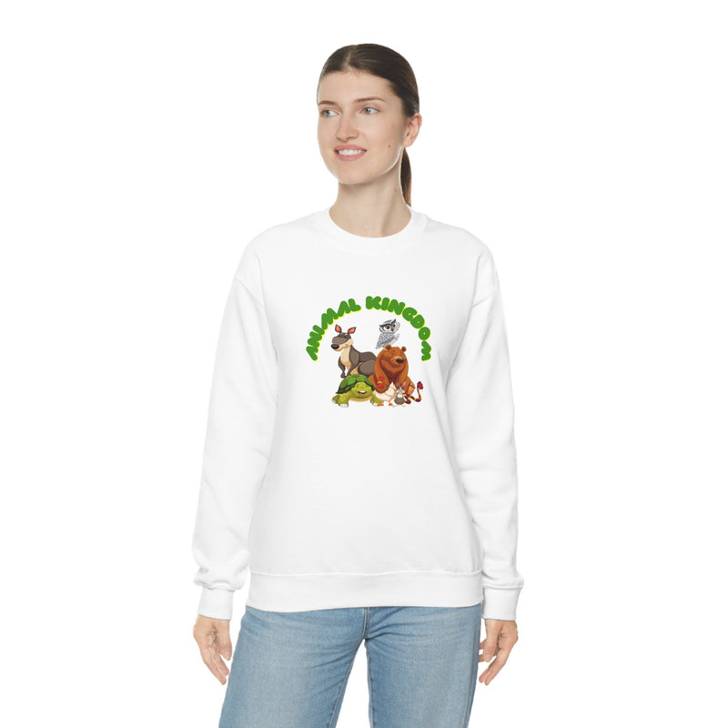 Unisex Heavy Blend Crewneck Animal Kingdom Sweatshirt