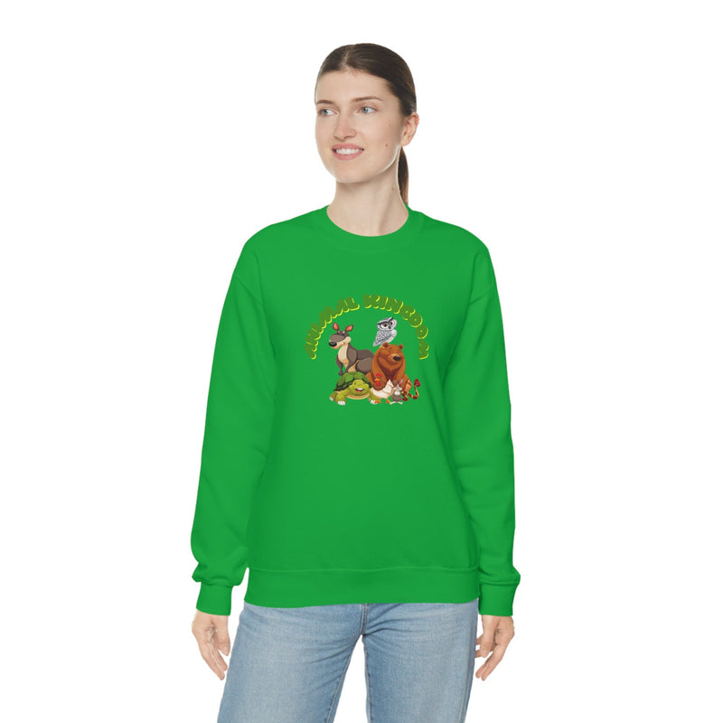 Unisex Heavy Blend Crewneck Animal Kingdom Sweatshirt