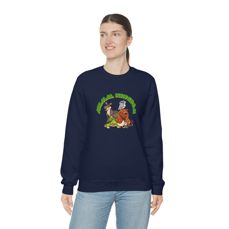 Unisex Heavy Blend Crewneck Animal Kingdom Sweatshirt