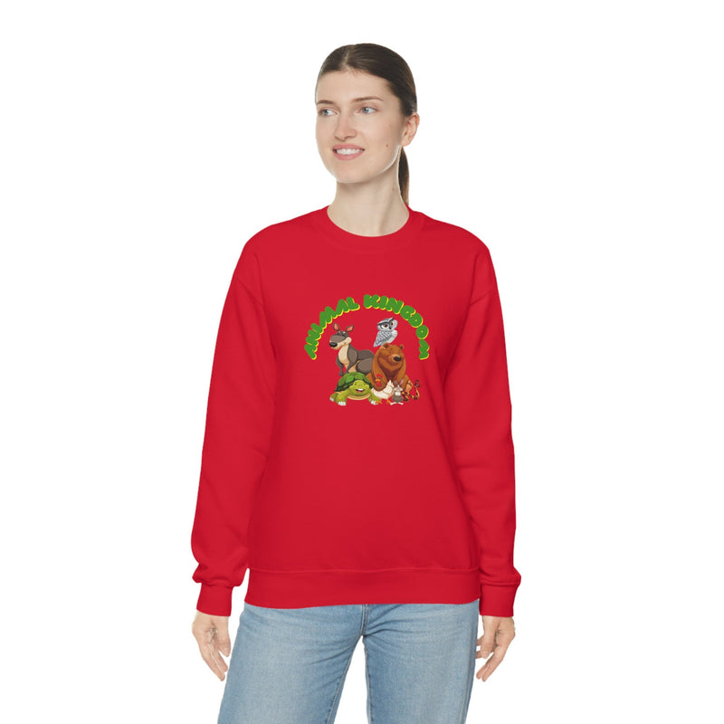 Unisex Heavy Blend Crewneck Animal Kingdom Sweatshirt