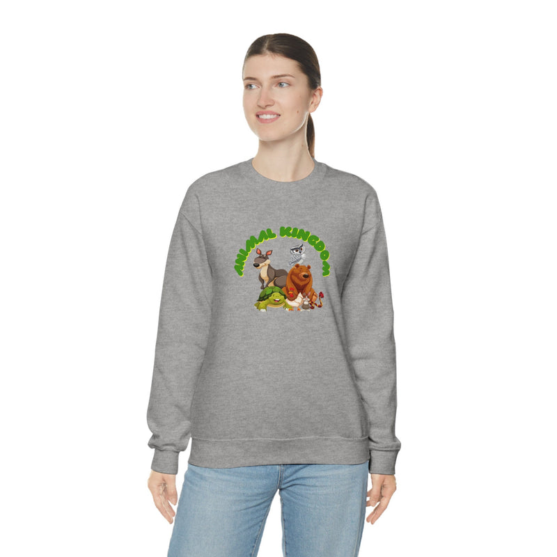 Unisex Heavy Blend Crewneck Animal Kingdom Sweatshirt