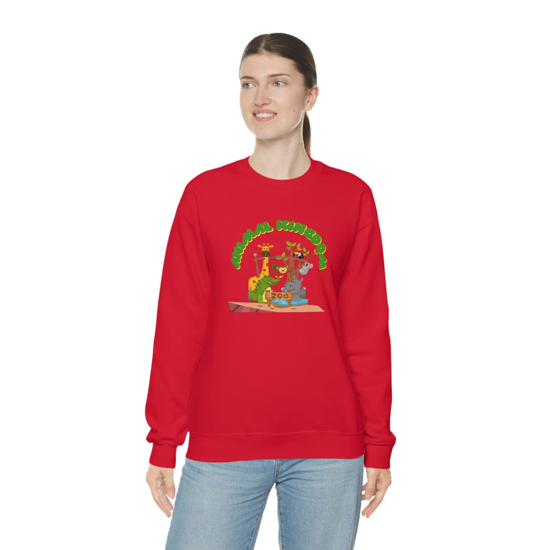 Unisex Heavy Blend Crewneck Animal Kingdom Sweatshirt