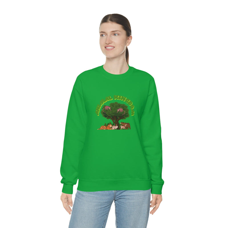 Unisex Heavy Blend Crewneck Animal Kingdom Sweatshirt