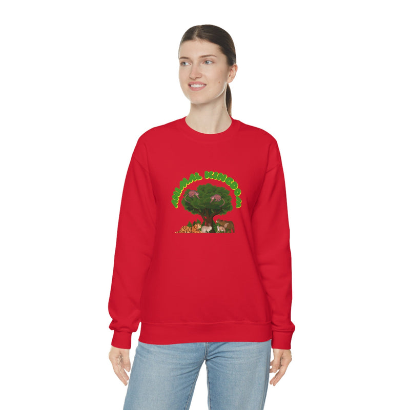 Unisex Heavy Blend Crewneck Animal Kingdom Sweatshirt