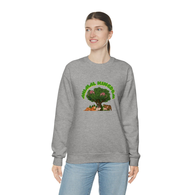 Unisex Heavy Blend Crewneck Animal Kingdom Sweatshirt