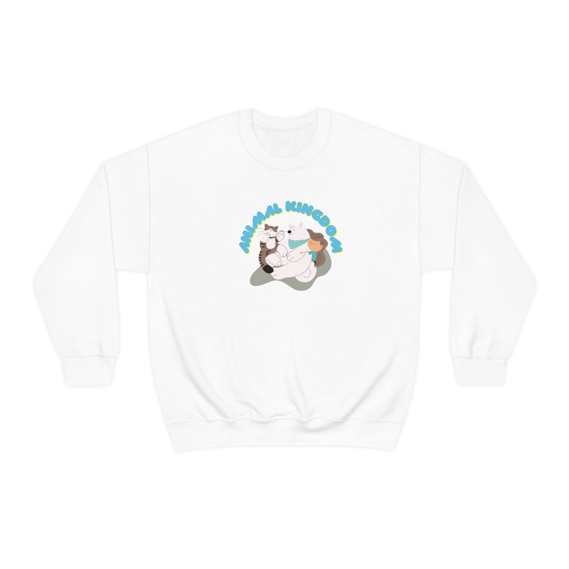 Unisex Heavy Blend Crewneck Animal Kingdom Sweatshirt