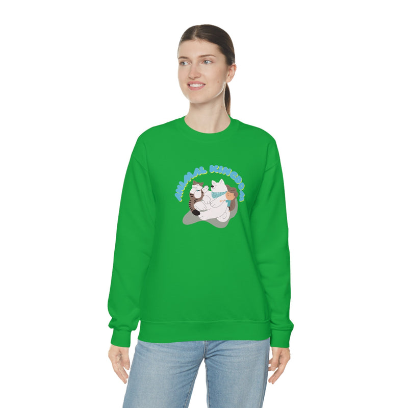 Unisex Heavy Blend Crewneck Animal Kingdom Sweatshirt