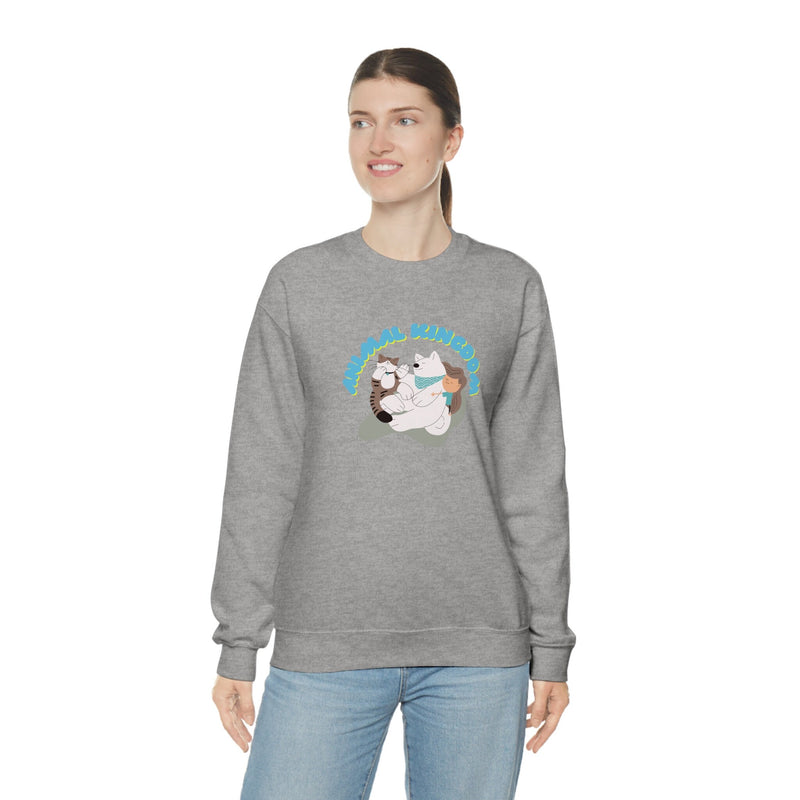 Unisex Heavy Blend Crewneck Animal Kingdom Sweatshirt