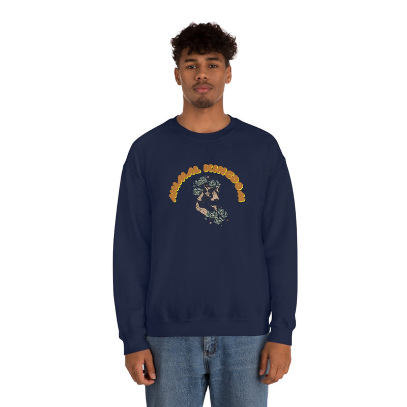 Unisex Heavy Blend Crewneck Animal Kingdom Sweatshirt