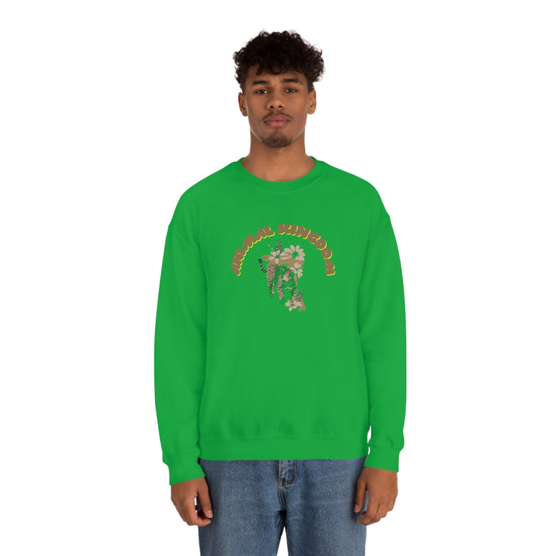 Unisex Heavy Blend Crewneck Animal Kingdom Sweatshirt