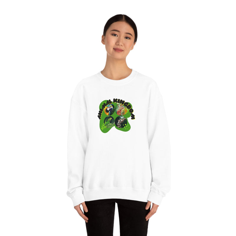 Unisex Heavy Blend Crewneck Animal Kingdom Sweatshirt