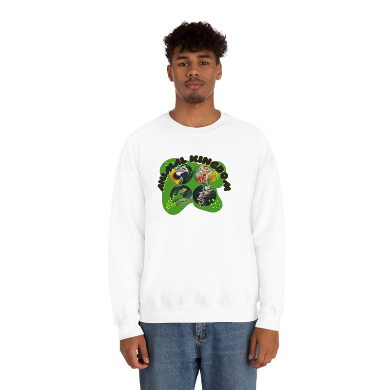 Unisex Heavy Blend Crewneck Animal Kingdom Sweatshirt